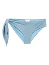 Chloé Knotted Bikini Bottom In Blue