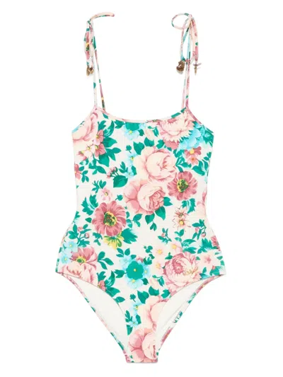 CHLOÉ KNOTTED-STRAP SWIMSUIT