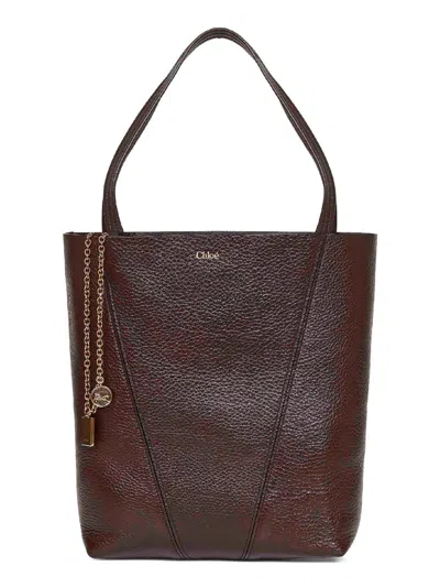 Chloé Kohl Brown  Spin Tote Bag