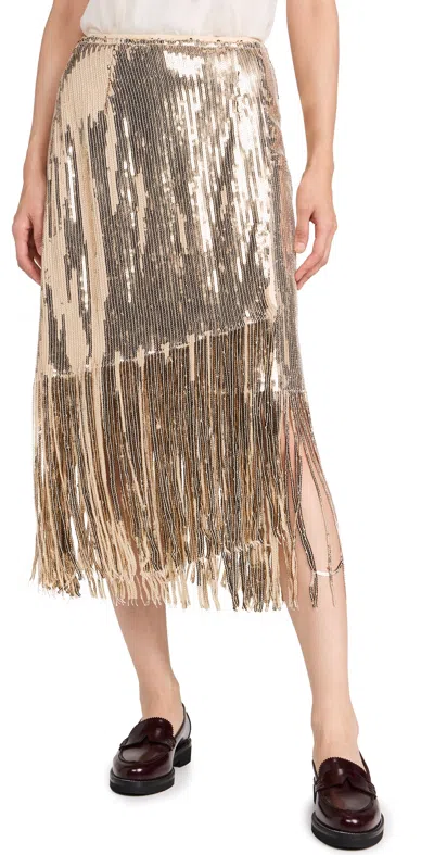 Chloe Kristyn Alexandra Skirt Gold
