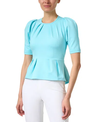 Chloe Kristyn Angele Peplum Top In Blue