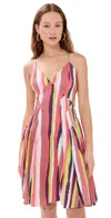 Chloe Kristyn Dakota Dress Brushed Stripe In Brushed Stripe