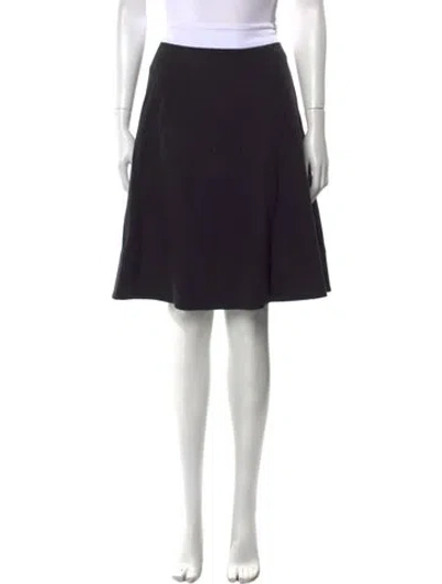 Pre-owned Chloe Kristyn Knee-length Skirt In Black