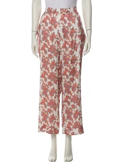Pre-owned Chloe Kristyn Printed Pajamas In White