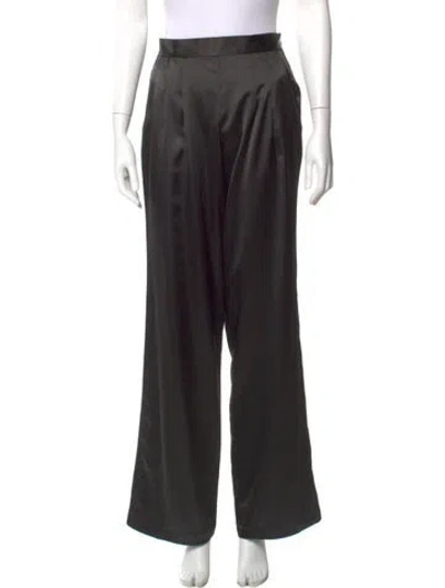 Pre-owned Chloe Kristyn Wide Leg Pants In Black