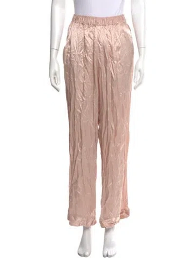 Pre-owned Chloe Kristyn Wide Leg Pants In Pink