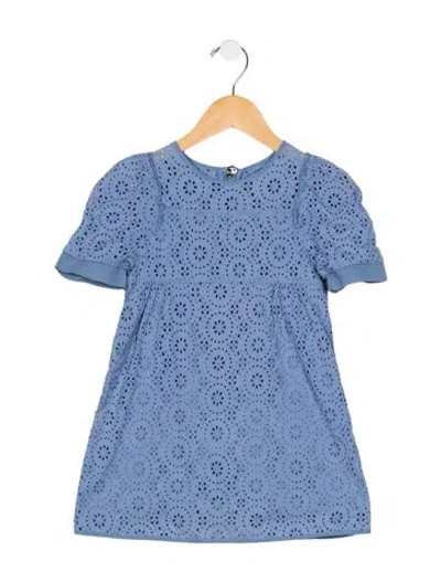 Pre-owned Chloé Babies' Lace A-line Dress In Black