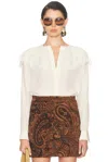 Chloé Lace Blouse In White
