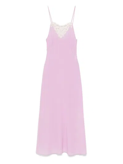 Chloé Lace-detail Midi Dress