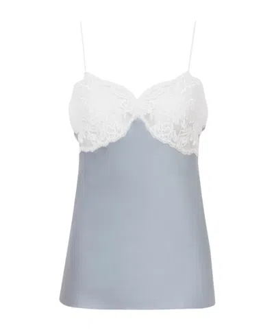 Chloé Lace Suspender In Gray