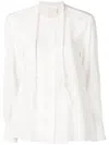 Chloé Elegant Lace Blouse In Iconic Milk For Ss19