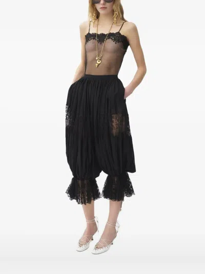 Chloé Lace Top In Black