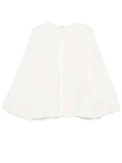 Chloé Lace Trim Shirt