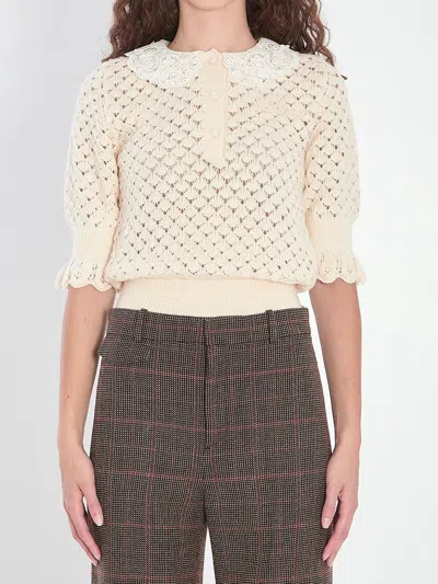 CHLOÉ ICONIC MILK PULLOVER
