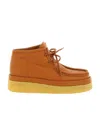 Chloé Lace Up Ankle Boots In Brown