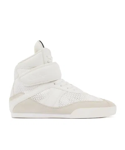 CHLOÉ CHLOÉ KICK HIGH-TOP SNEAKERS