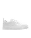 Chloé Lace-up Leather Sneakers In White