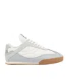 Chloé Kick Lace-up Leather Low Top Sneakers In White