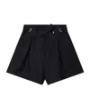 Chloé Lace Up Shorts In Black