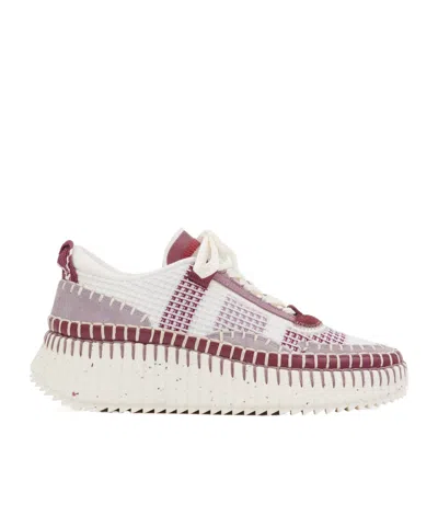 CHLOÉ LACE-UP SNEAKERS