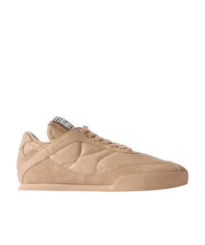 Chloé Laced Sneakers In Nude