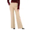 CHLOÉ CHLOE LADIES BARLEY BROWN FLARED PANTS