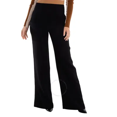 CHLOÉ CHLOE LADIES BLACK WIDE LEG FLARED TROUSERS