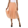 CHLOÉ CHLOE LADIES DUSTY CORAL PLEATED MIDI SKIRT