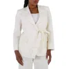 CHLOÉ CHLOE LADIES ICONIC MILK DOUBLE-BREASTED BELTED BLAZER JACKET