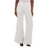 CHLOÉ CHLOE LADIES ICONIC MILK FLARED RIBBED TROUSERS