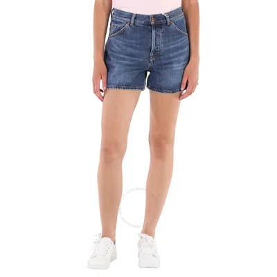 CHLOÉ CHLOE LADIES KADOVAR HIGH-WAISTED DENIM JEAN SHORTS