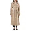 CHLOÉ CHLOE LADIES SCALLOP-TRIM BELTED TRENCH COAT