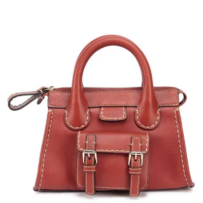 Chloé Chloe Ladies Sepia Brown Edith Top Handle Bag