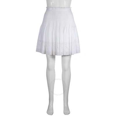 Chloé Chloe Ladies White Pleated Mini Skirt