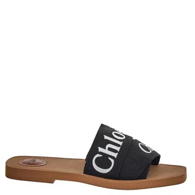 Chloé Chloe Ladies Woody Flat Mule In ["black"]