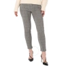 Chloé Chloe Ladies Yellow Checked Cropped Leggings In Yellow