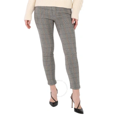 Chloé Chloe Ladies Yellow Checked Cropped Leggings