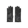 Chloé Chloe Lamb Leather Gloves Women In Black
