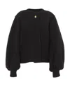 Chloé Lantern Sleeve Wool Jacket In Black