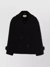 Chloé Double-breasted Notched Lapels Jacket Pockets In Black
