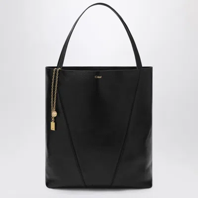 Chloé Large Black  Spin Tote Bag