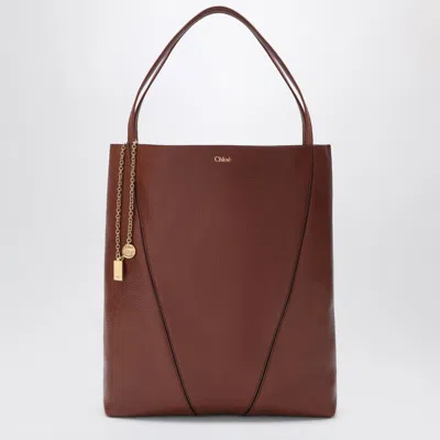 Chloé Large Brown  Spin Tote Bag