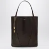 Chloé Large Dark Brown  Spin Tote Bag Women In Burgundy