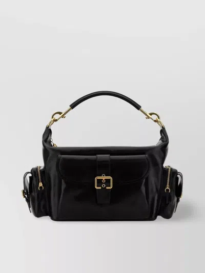 Chloé Large Leather Shopping Bag With Buckle Detail