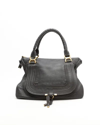 Chloé Large Marcie Bag In Gray