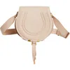 Chloé Large Marcie Leather Crossbody Bag In Light Pink