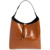 Chloé Womens Chloe Marcie Small Logo-debossed Leather Shoulder Bag In 26m Clay Brown