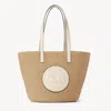 Chloé Horse Medal Circular Emblem Shoulder Bag In White