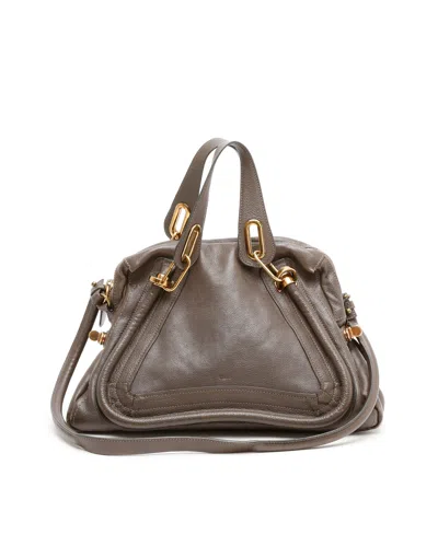 Chloé Large Paraty Bag In Brown