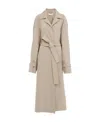 Chloé Large Profile Trench Coat In Nude
